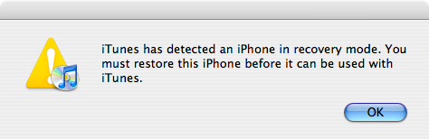 Restore iPhone Firmware