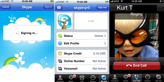 skype iphone